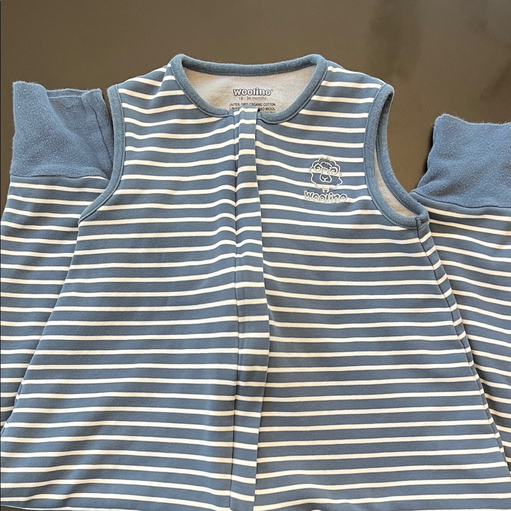 Woolino 4 season baby sleep bag with feet